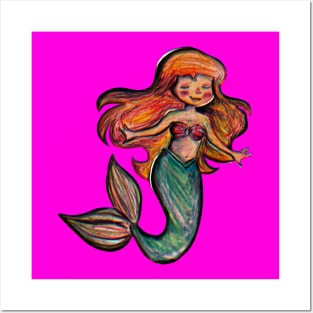 Mermaid Posters and Art